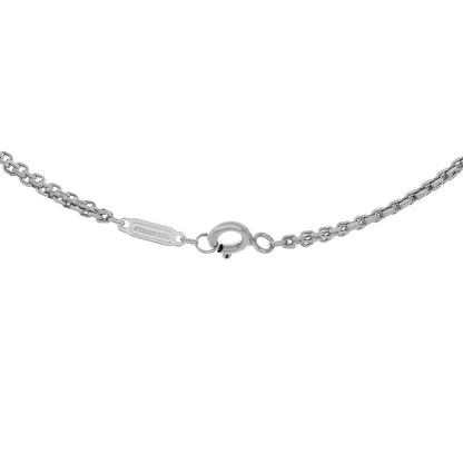 Exclusive Tiffany & Co. Sterling Silver Large Double Link Pendant — Back View