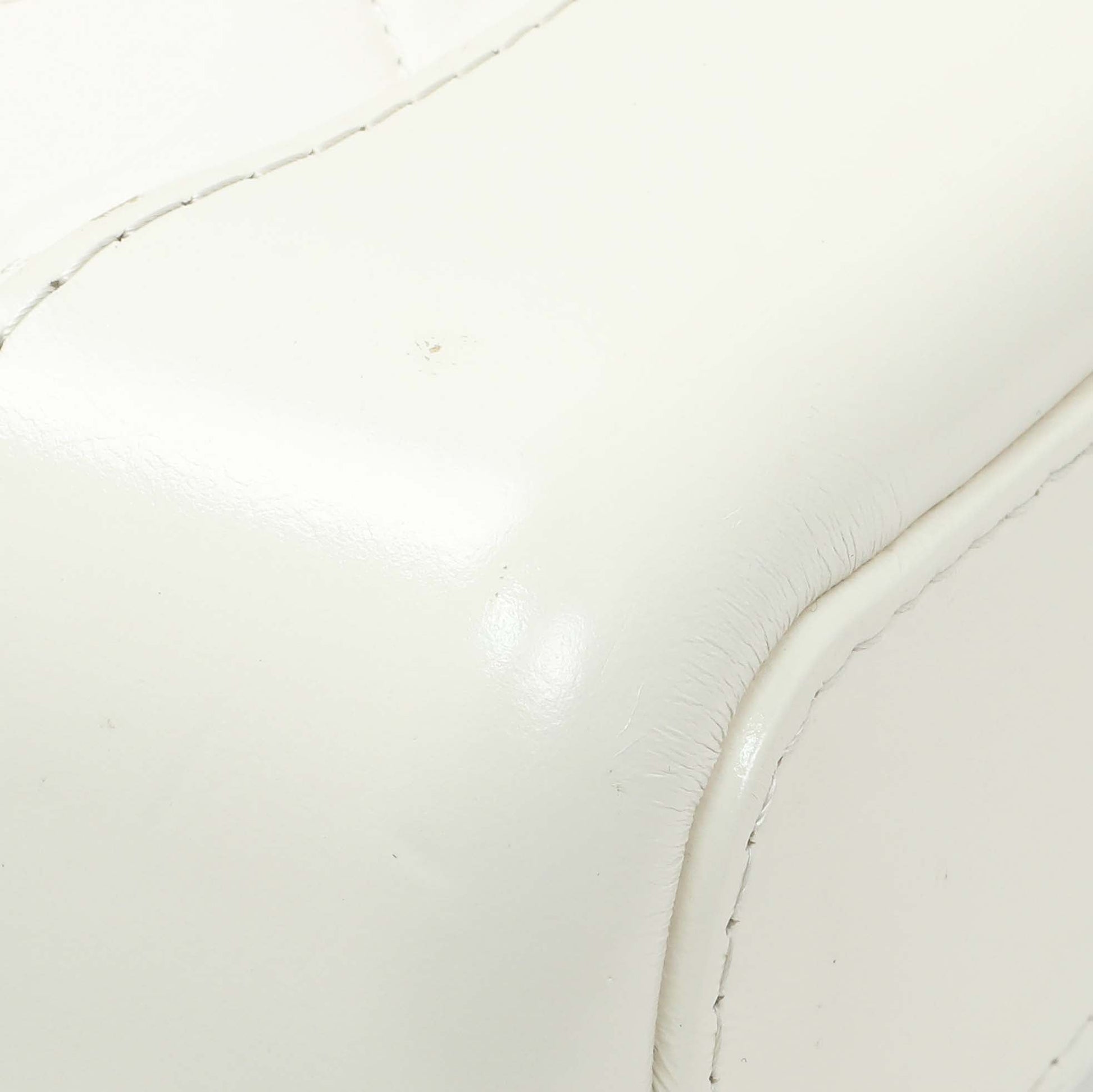 Exclusive Chanel White Aged Calfskin Quilted Small Gabrielle Hobo — Top View