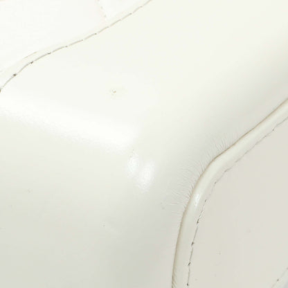Exclusive Chanel White Aged Calfskin Quilted Small Gabrielle Hobo — Top View