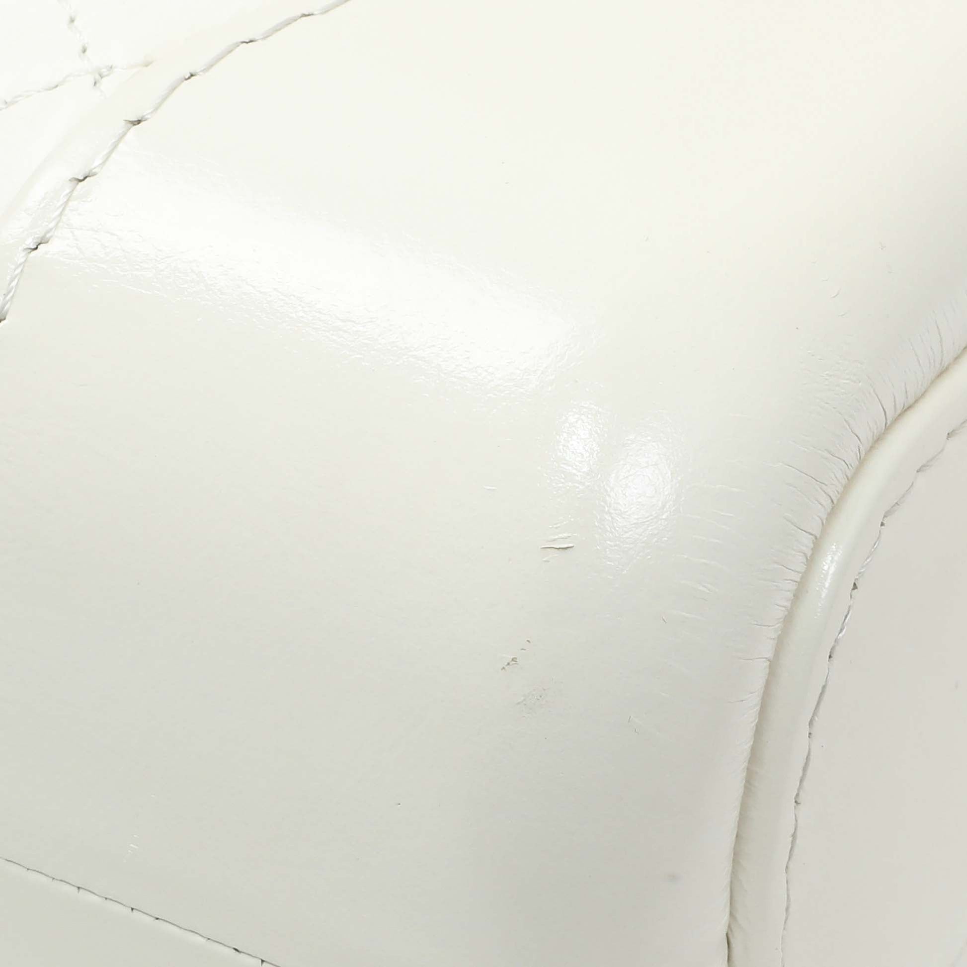 Exclusive Chanel White Aged Calfskin Quilted Small Gabrielle Hobo — Lifestyle View