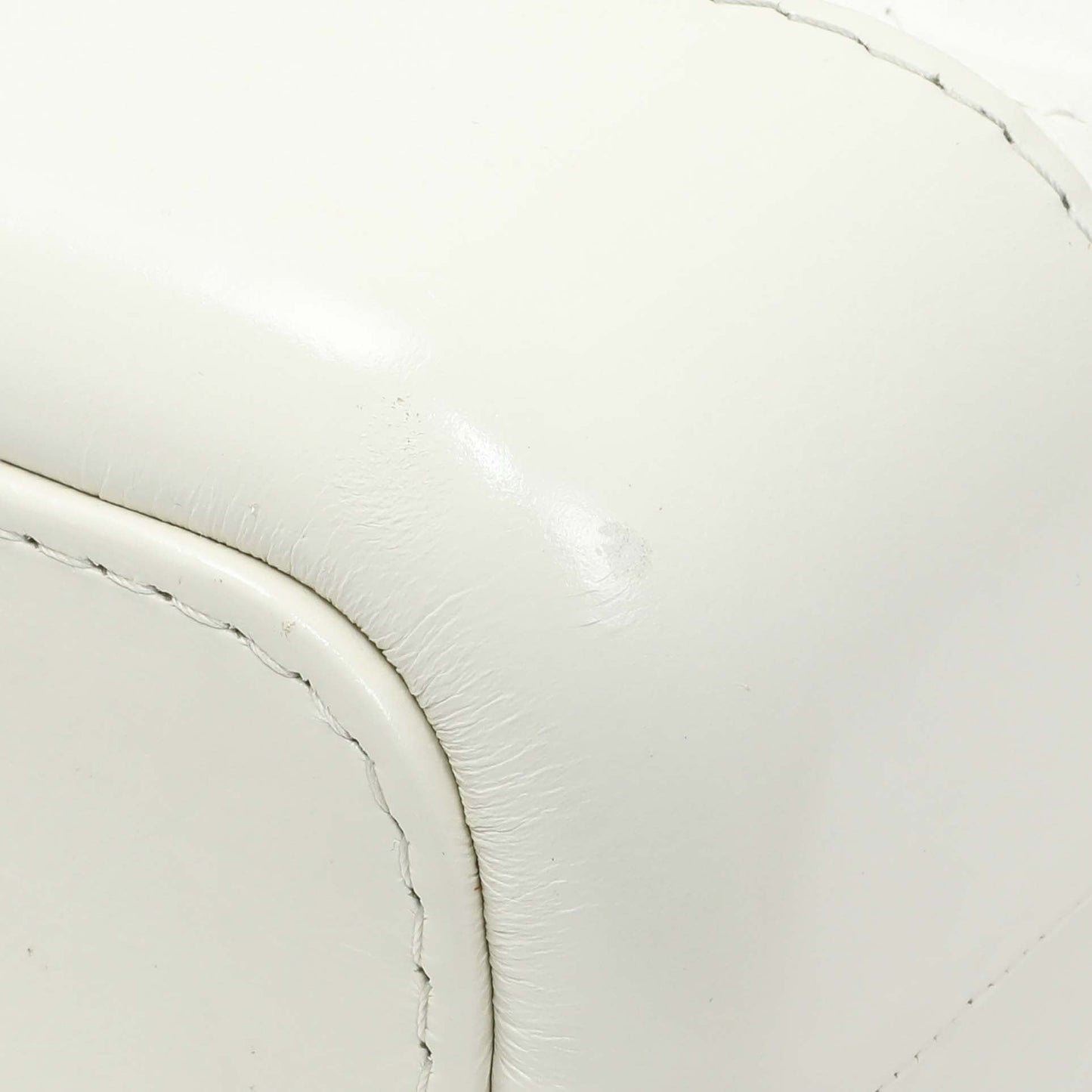 Exclusive Chanel White Aged Calfskin Quilted Small Gabrielle Hobo — Alternate View 7