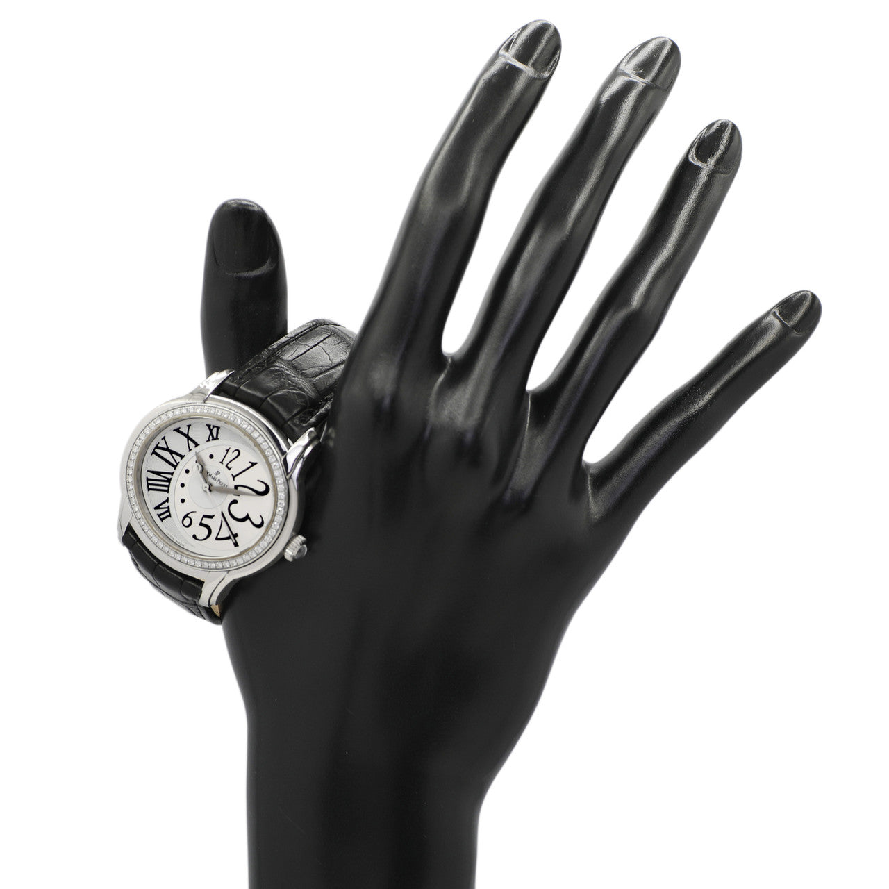 Exclusive Audemars Piguet Stainless Steel Diamond Millenary Ladies 77301ST — Side View