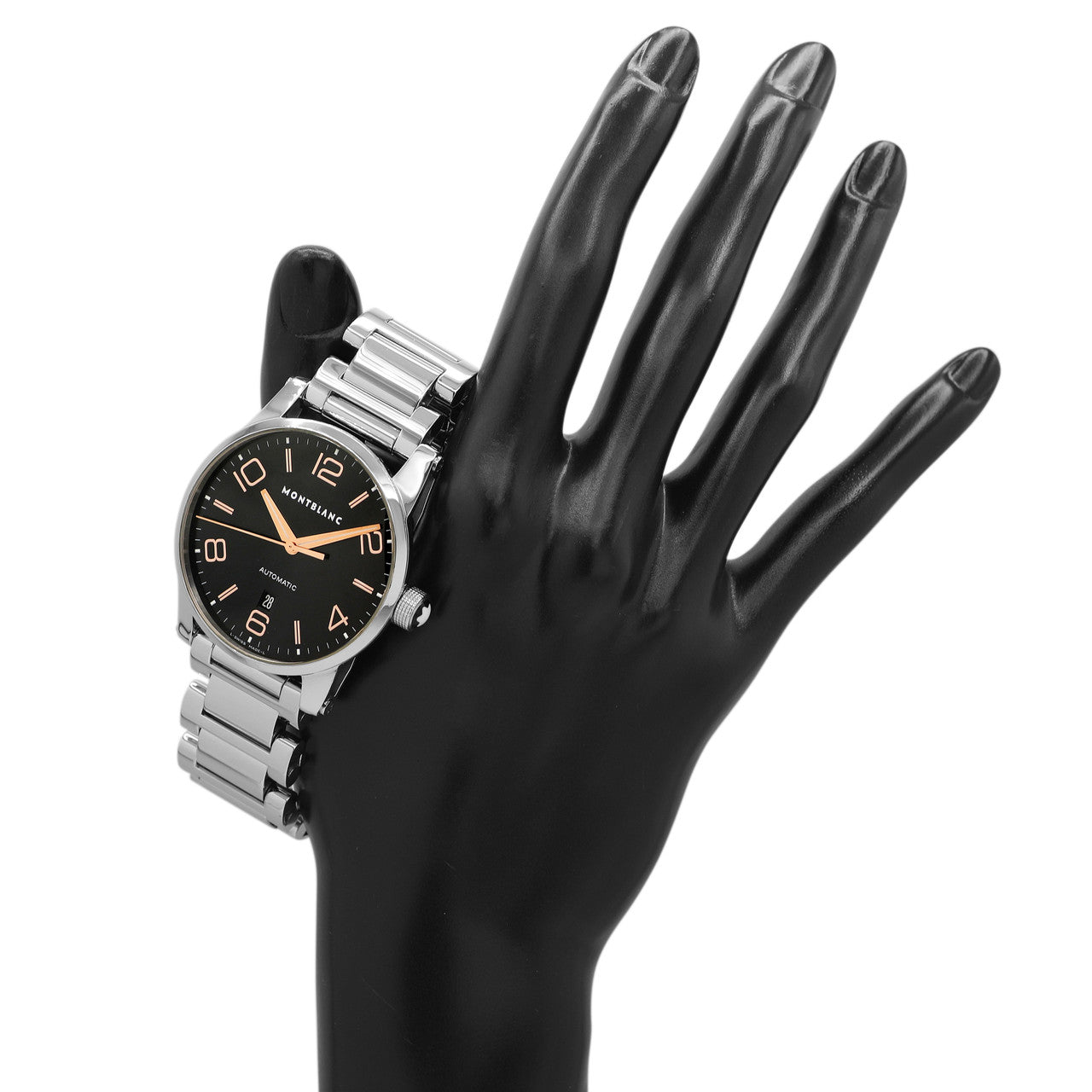 Exclusive Montblanc Stainless Steel Timewalker Automatic — Detail View
