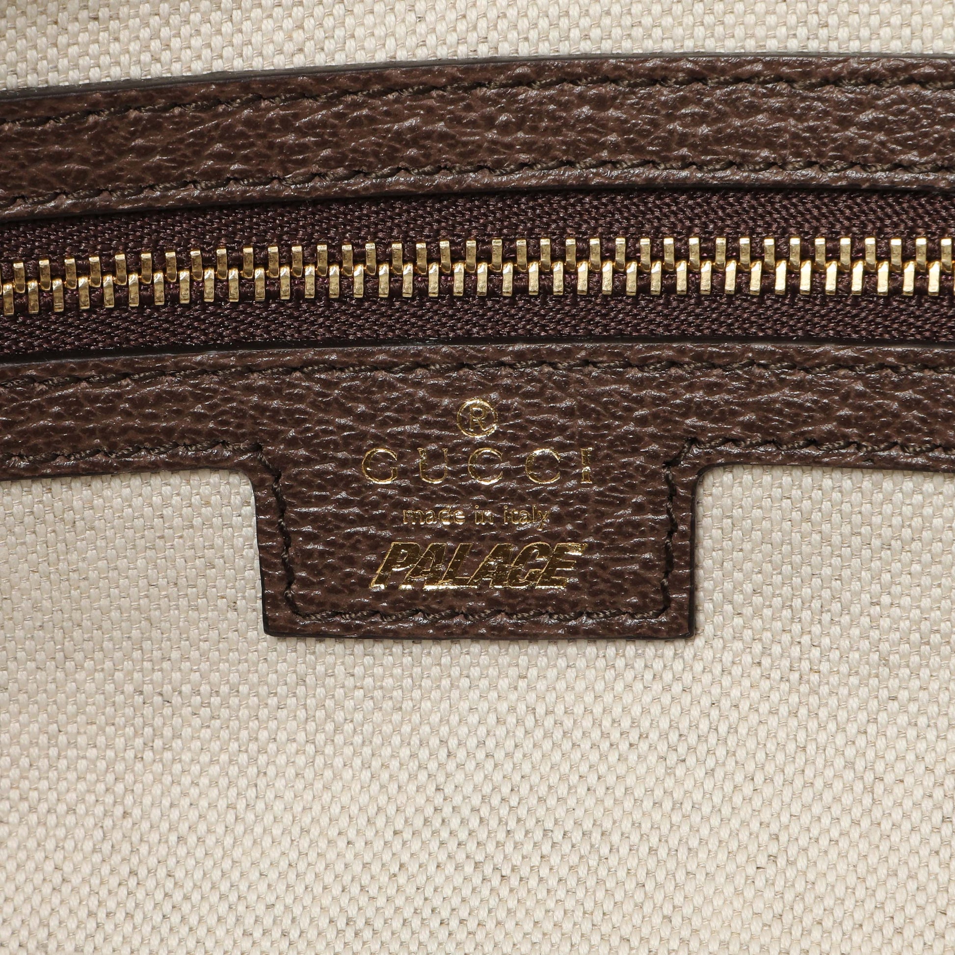 Exclusive Gucci X Palace Jumbo GG Shopper Tote — Detail View