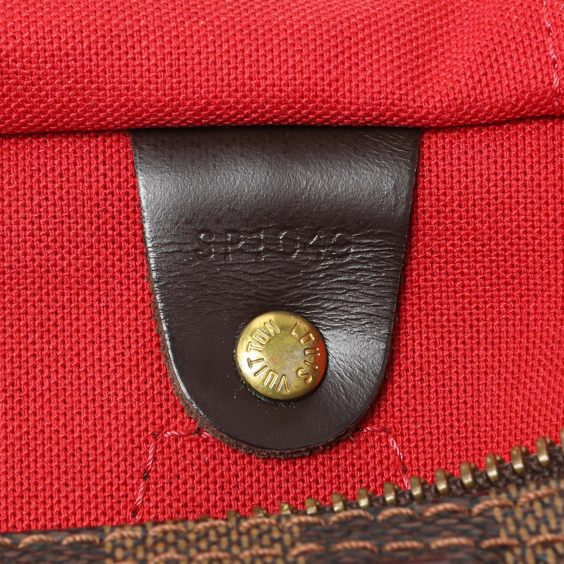 Exclusive Louis Vuitton Damier Ebene Speedy 30 — Alternate View 10