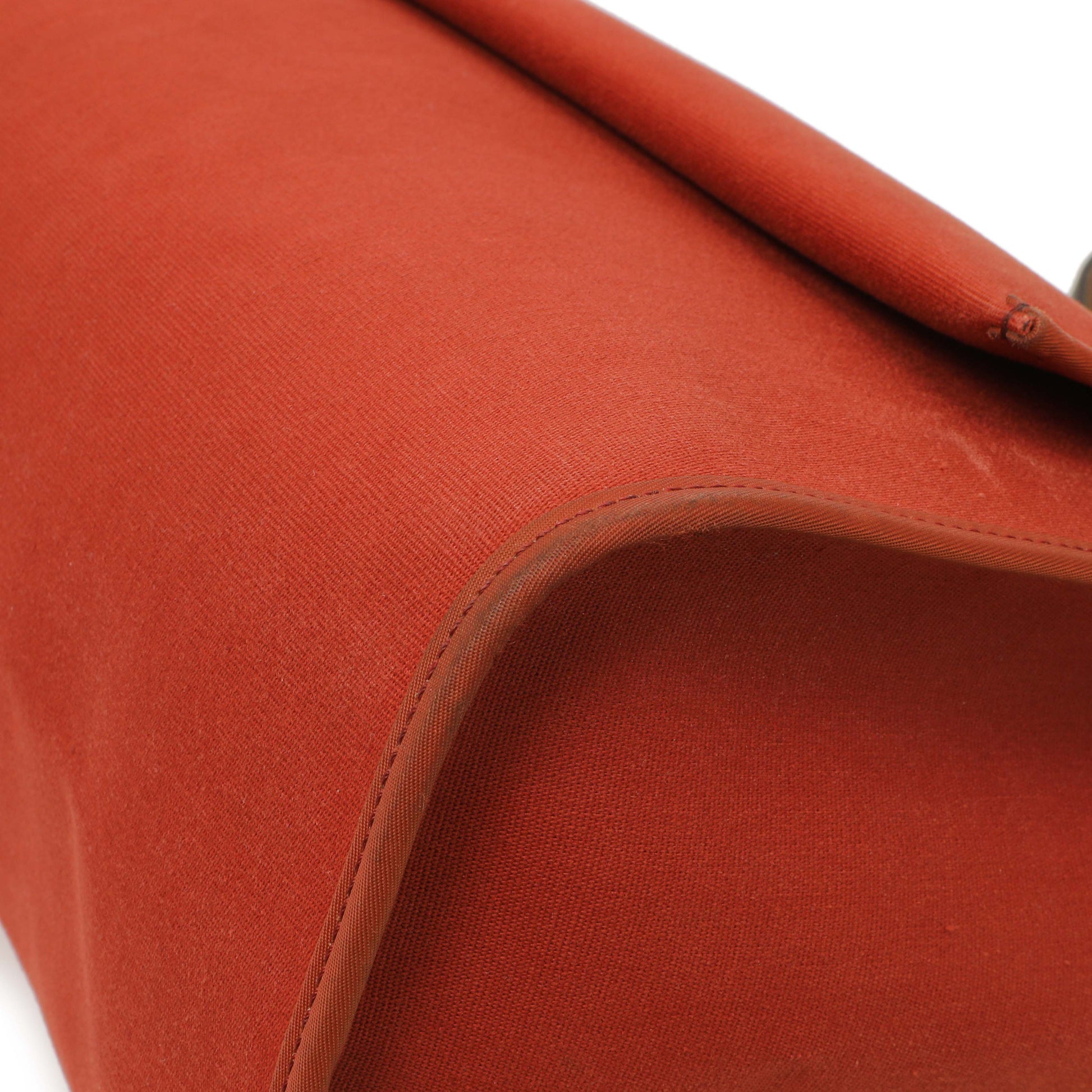Exclusive Hermes Rouge Venetian Toile Vache Hunter Herbag Zip 39 — Alternate View 7