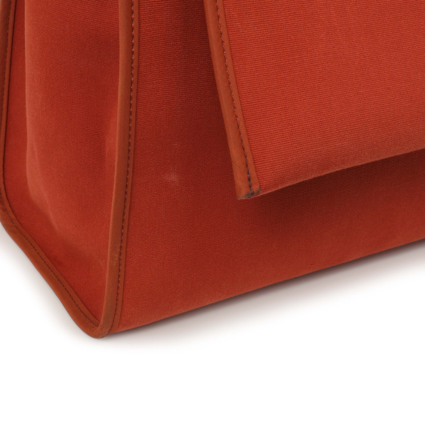 Exclusive Hermes Rouge Venetian Toile Vache Hunter Herbag Zip 39 — Alternate View 13