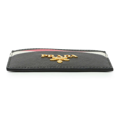 Exclusive Prada Saffiano Card Holder — Back View