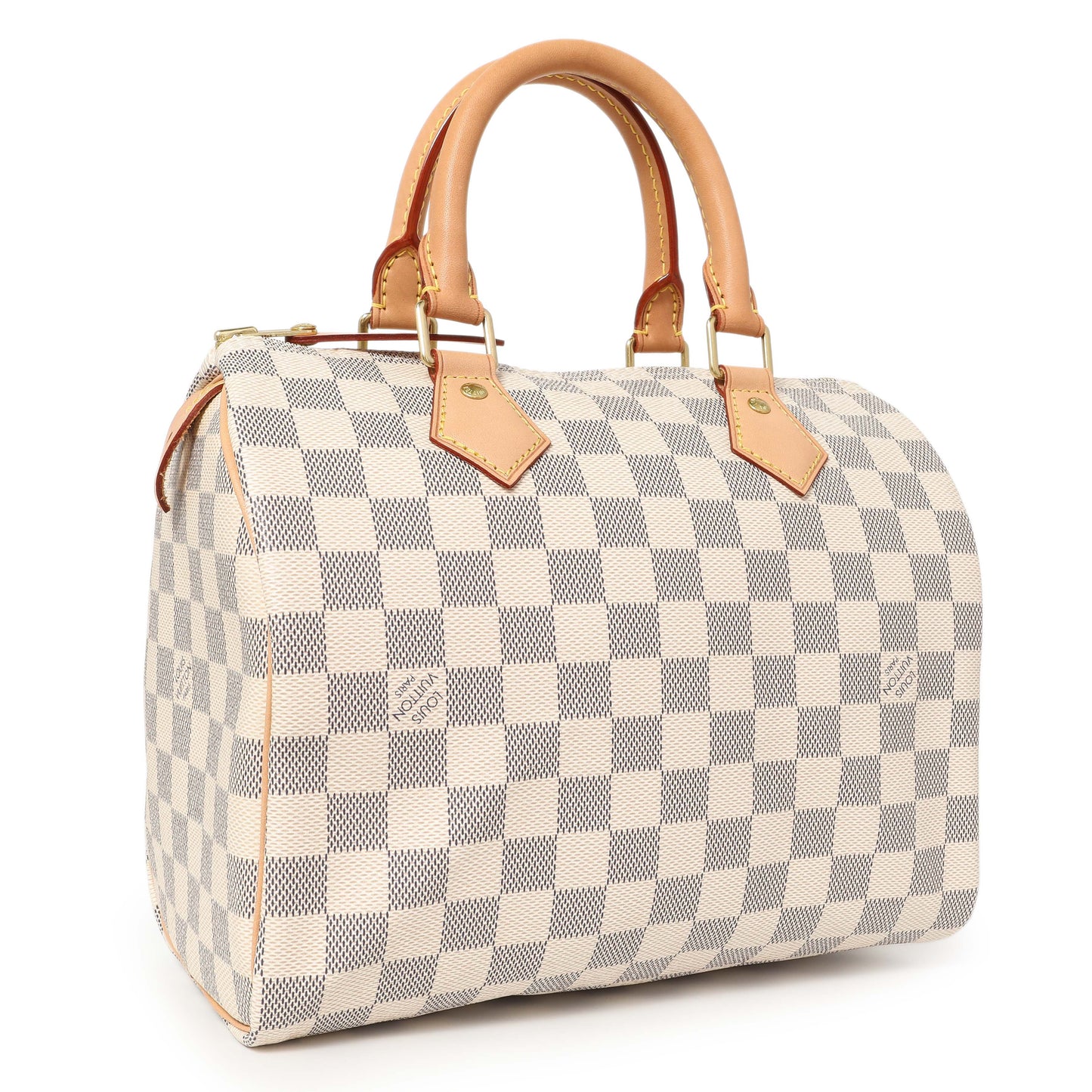Exclusive Louis Vuitton Damier Azur Speedy 25 — Side View