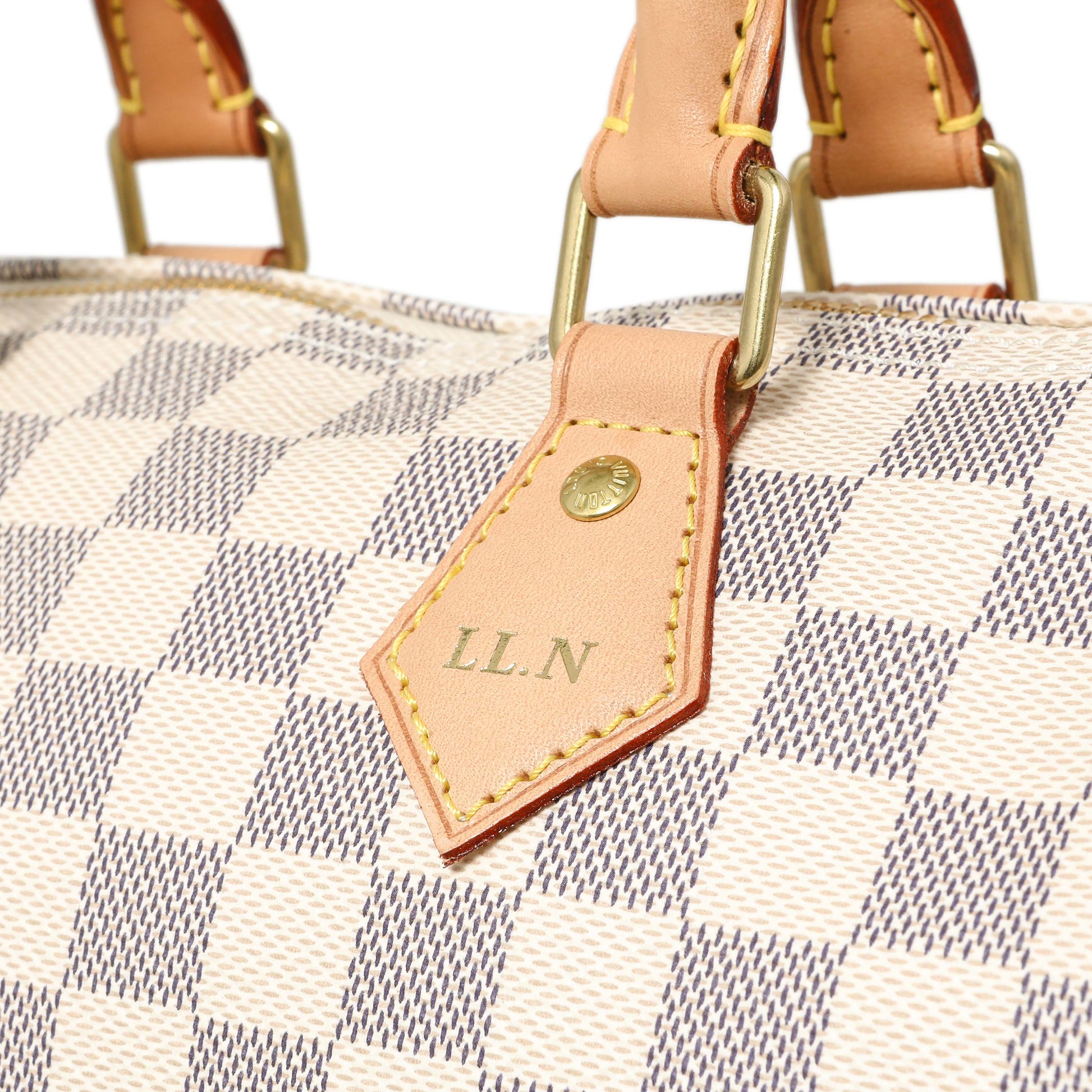 Exclusive Louis Vuitton Damier Azur Speedy 25 — Alternate View 9