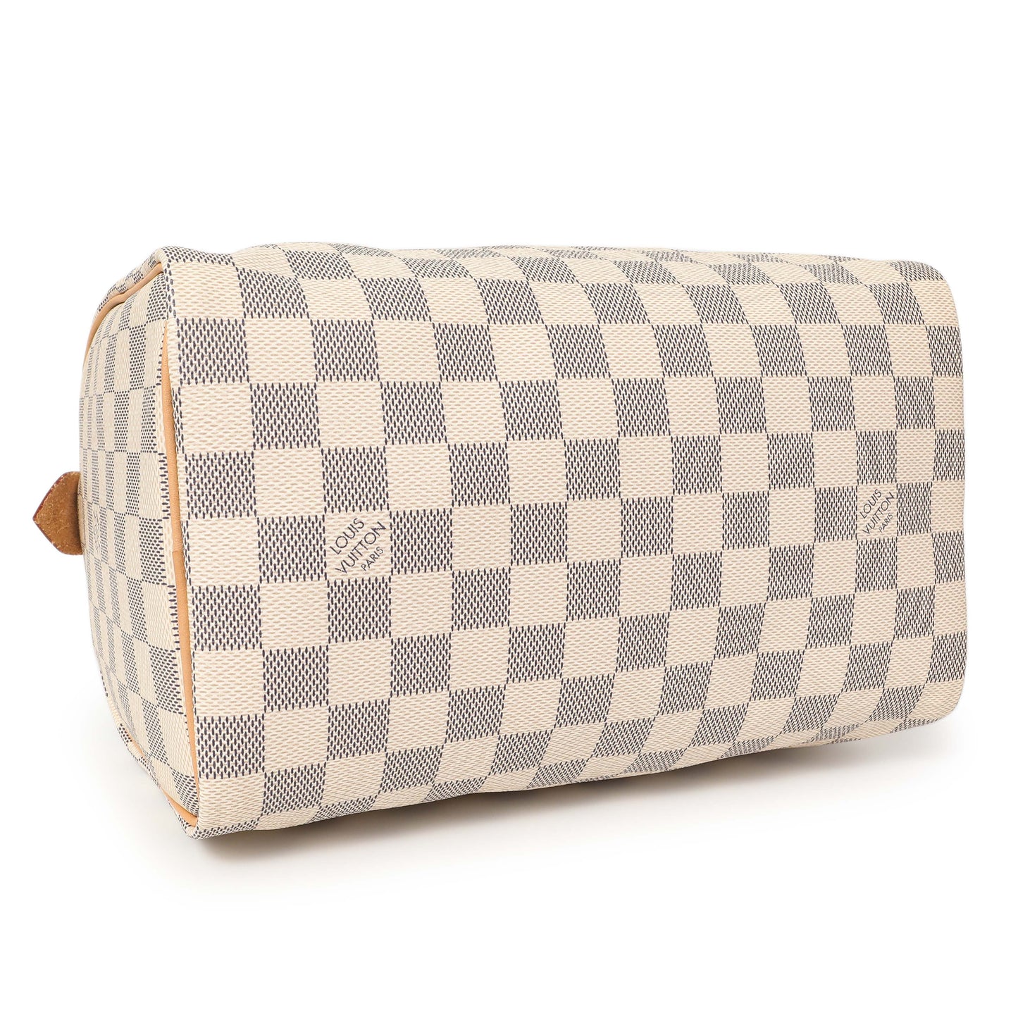 Exclusive Louis Vuitton Damier Azur Speedy 25 — Back View
