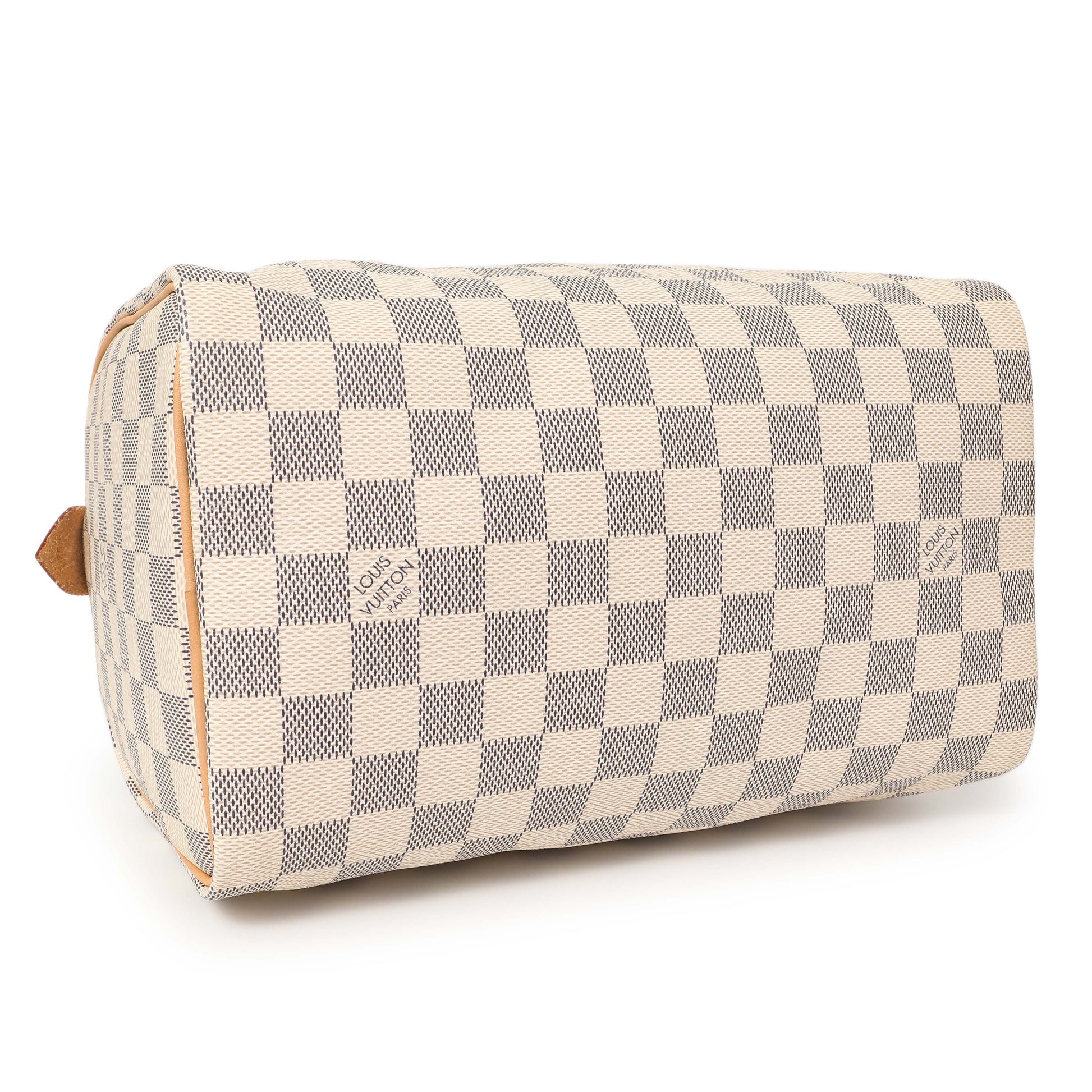 Exclusive Louis Vuitton Damier Azur Speedy 25 — Back View
