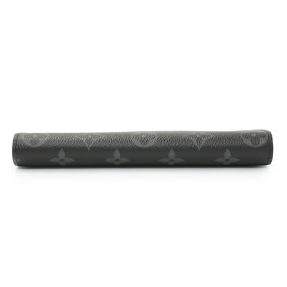 Exclusive Louis Vuitton Monogram Eclipse Brazza Wallet — Back View