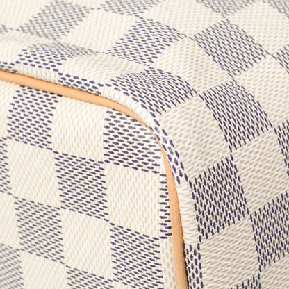Exclusive Louis Vuitton Damier Azur Speedy 25 — Top View
