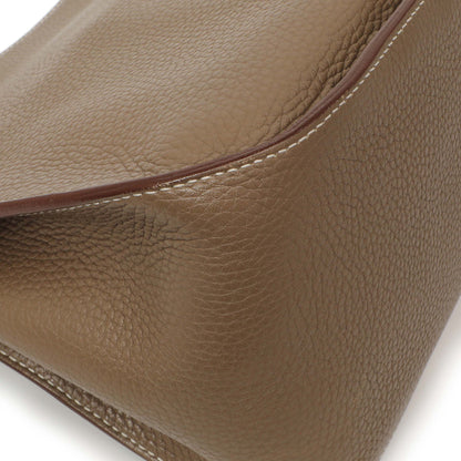 Exclusive Hermes Etoupe Taurillon Clemence Jypsiere 31 — Lifestyle View