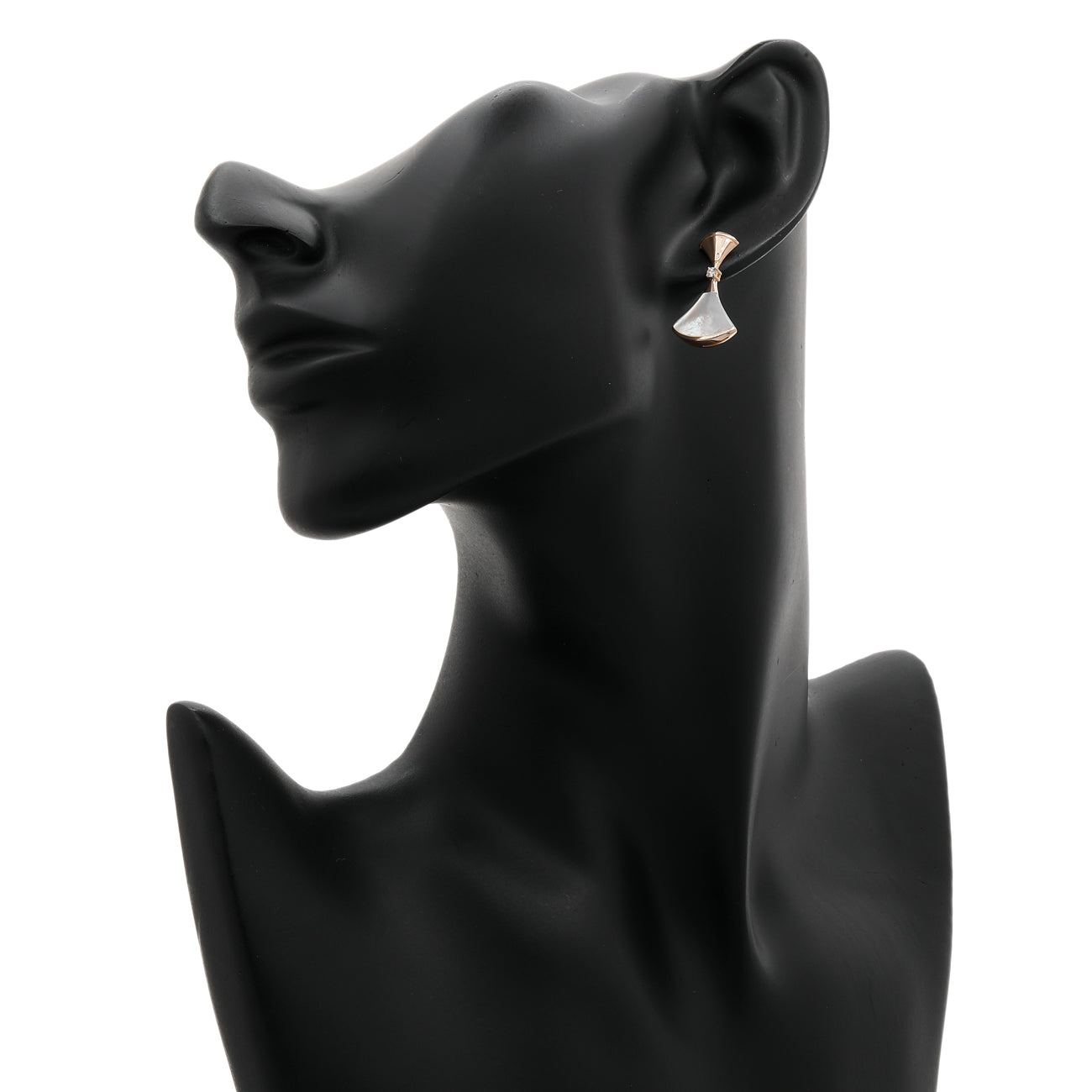 Exclusive Bulgari 18K Rose Gold Divas’ Dream Earrings — Back View