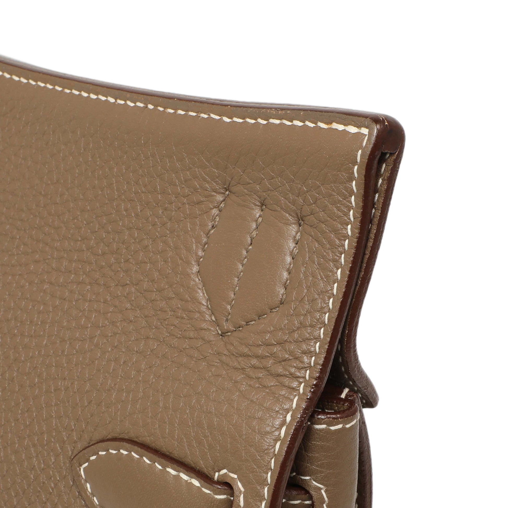Exclusive Hermes Etoupe Taurillon Clemence Jypsiere 31 — Alternate View 11