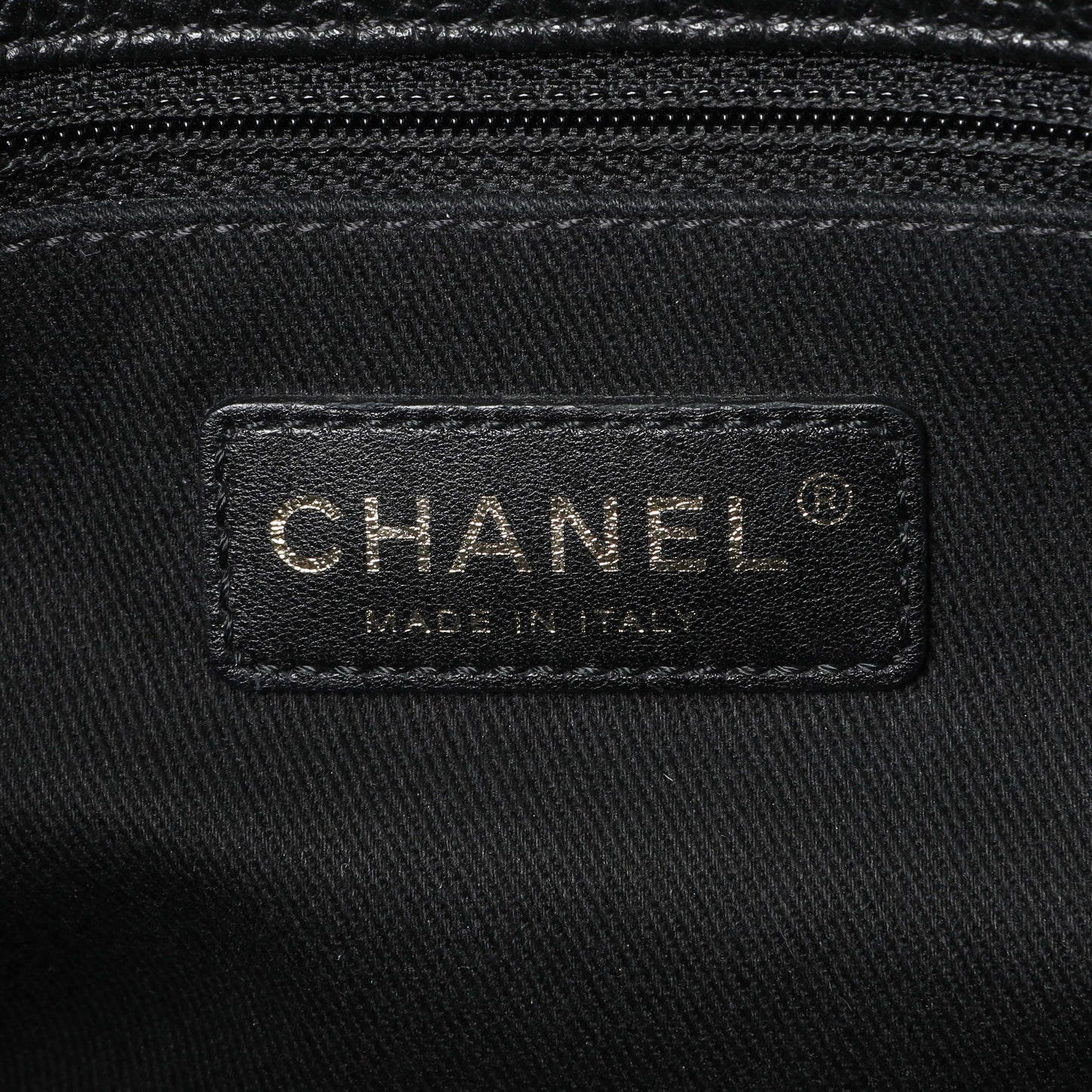 Exclusive Chanel Black Caviar Quilted Timeless CC Soft Tote — Alternate View 9