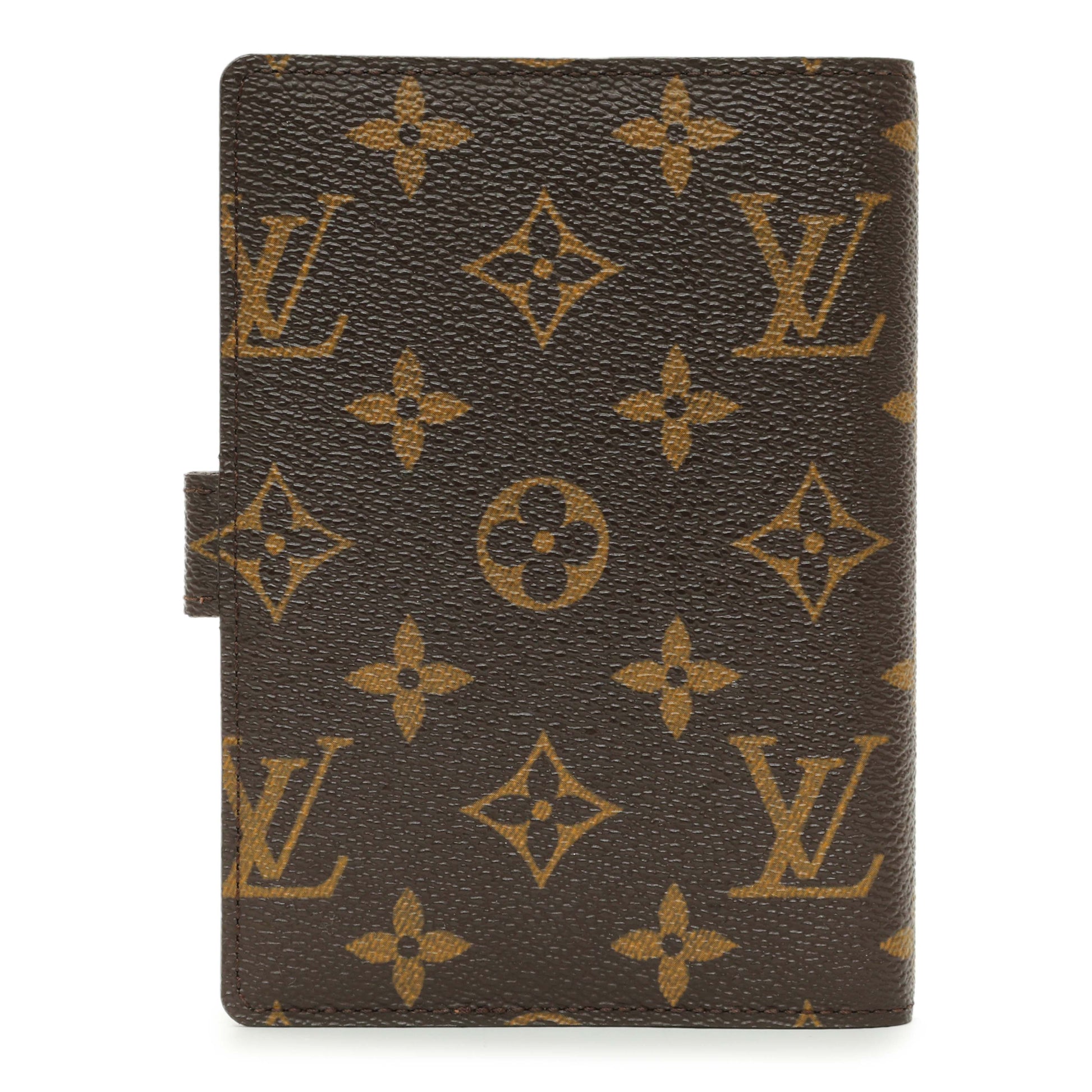Exclusive Louis Vuitton Monogram Small Ring Agenda Cover — Side View