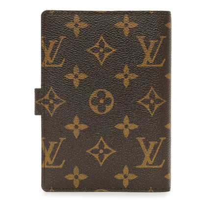 Exclusive Louis Vuitton Monogram Small Ring Agenda Cover — Side View