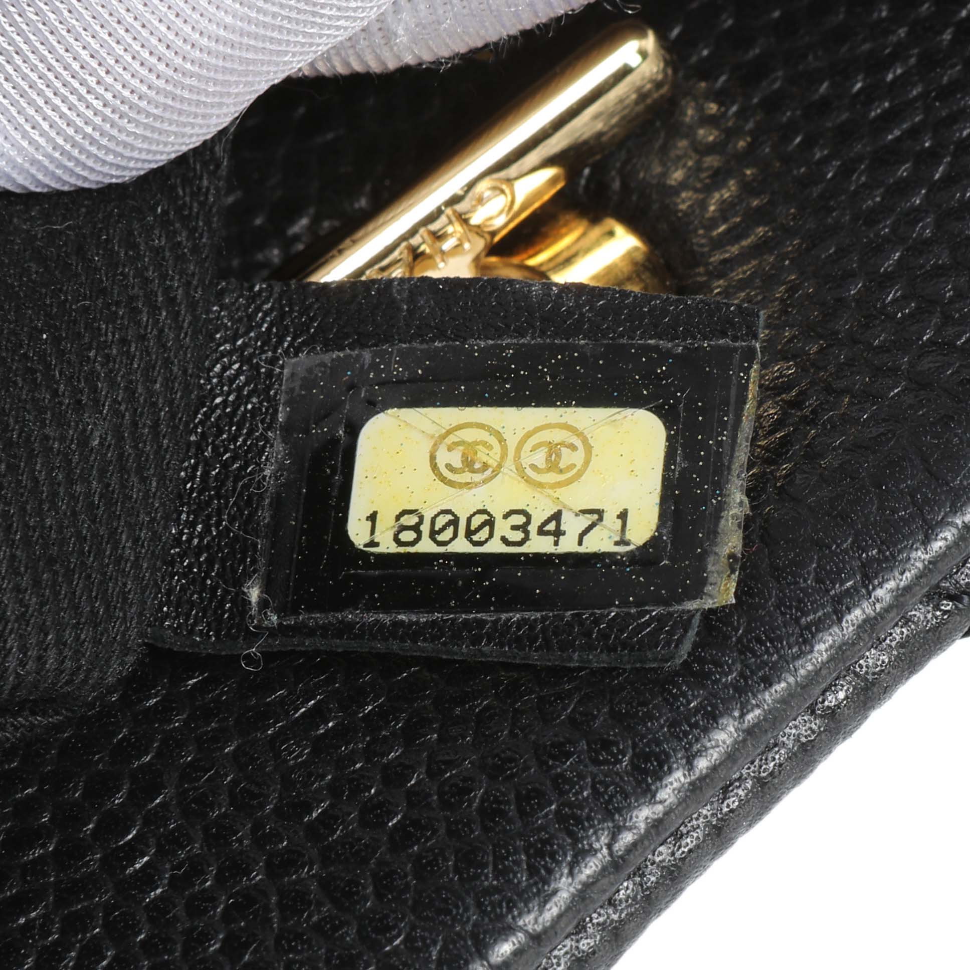 Exclusive Chanel Black Caviar Quilted Timeless CC Soft Tote — Alternate View 10