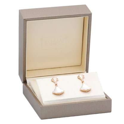 Exclusive Bulgari 18K Rose Gold Divas’ Dream Earrings — Top View