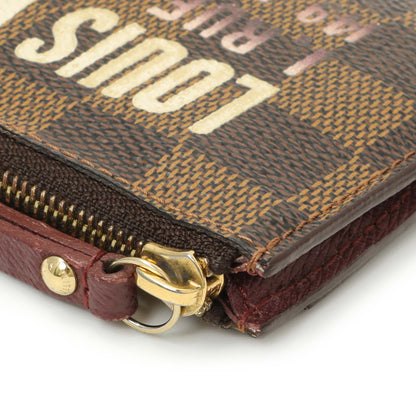 Exclusive Louis Vuitton Damier Ebene Scribe Affiche Key Pouch — Alternate View 7
