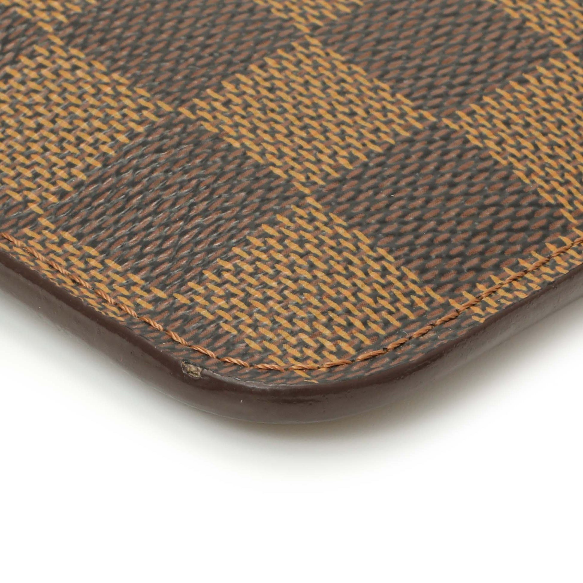 Exclusive Louis Vuitton Damier Ebene Scribe Affiche Key Pouch — Alternate View 9
