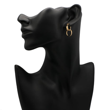 Exclusive Cartier 18K Yellow Gold Multiwear Love Earrings — Back View