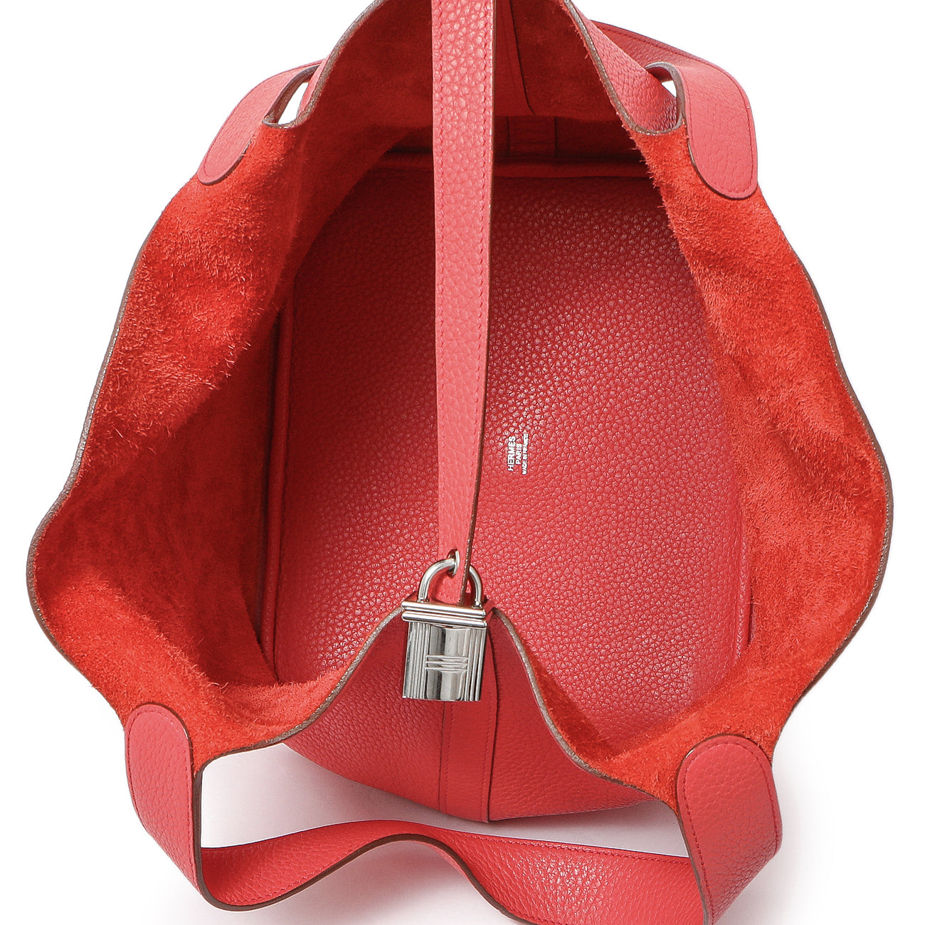 Exclusive Hermes Bougainvillea Clemence Picotin Lock 26 — Top View