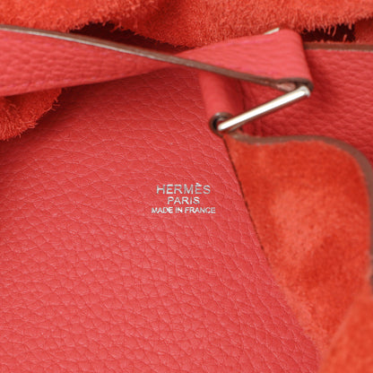 Exclusive Hermes Bougainvillea Clemence Picotin Lock 26 — Detail View
