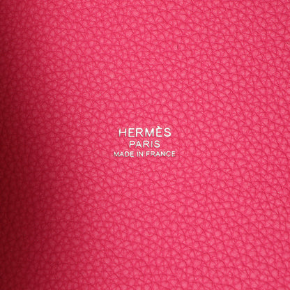 Exclusive Hermes Rose Shocking Maurice Picotin Lock 22 — Detail View