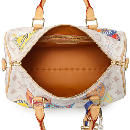 Exclusive Louis Vuitton Monogram Flight Mode Speedy Soft Bandouliere 30 — Top View