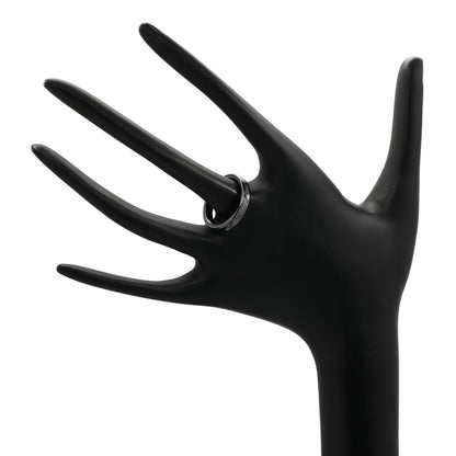 Exclusive Tiffany & Co. Titanium 1837 Narrow Ring — Back View