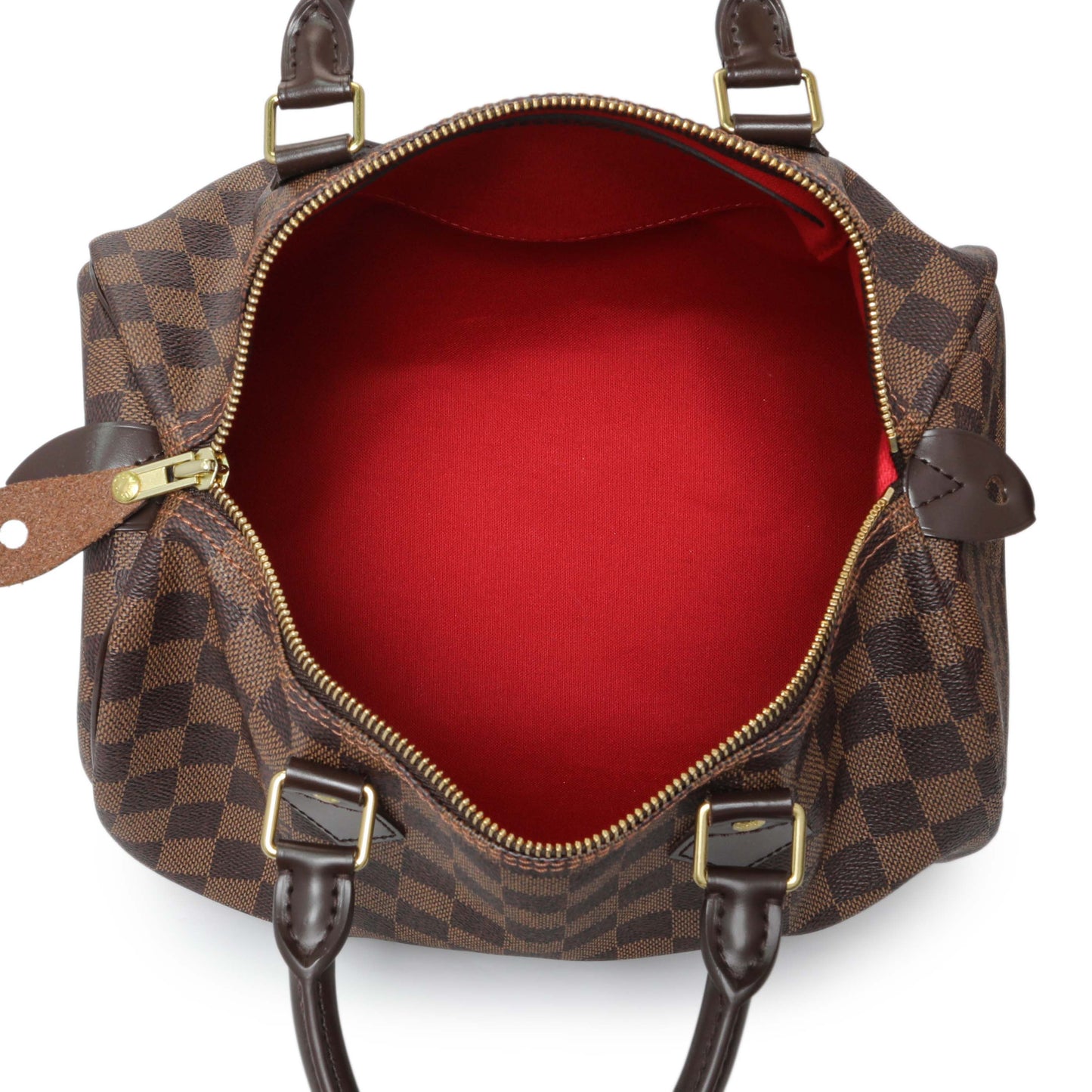 Exclusive Louis Vuitton Damier Ebene Speedy 30 — Top View