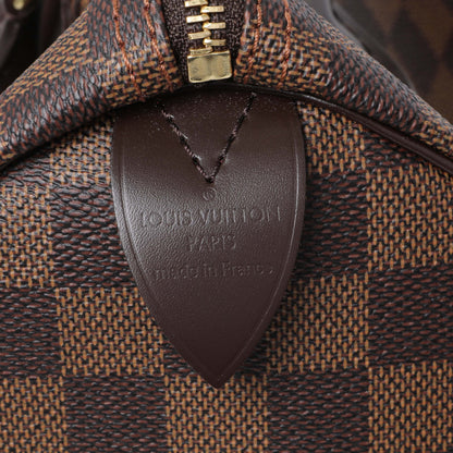 Exclusive Louis Vuitton Damier Ebene Speedy 30 — Detail View