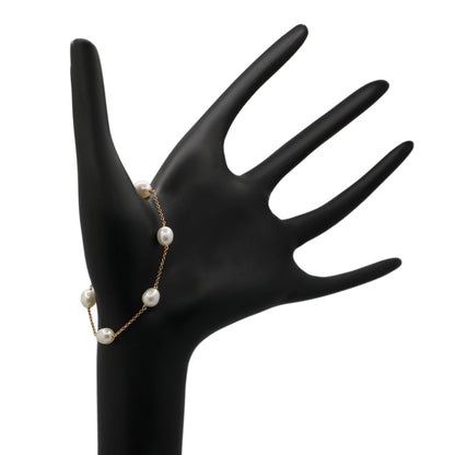 Exclusive Tiffany & Co. 18K Yellow Gold Elsa Peretti Pearls by the Yard Bracelet — Back View