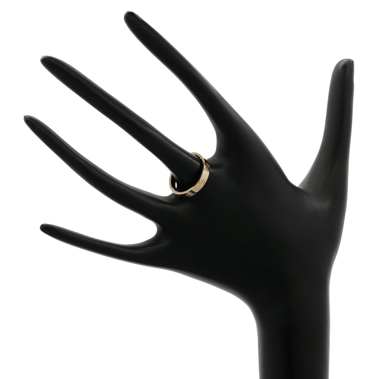 Exclusive Cartier 18K Yellow Gold Love Wedding Band — Top View