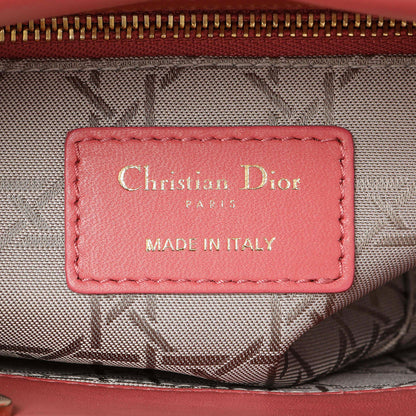 Exclusive Christian Dior Pink Lambskin Cannage Small My ABCDior Lady Dior — Alternate View 9