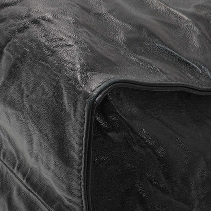 Exclusive Prada Black Nappa Antique Tote — Detail View