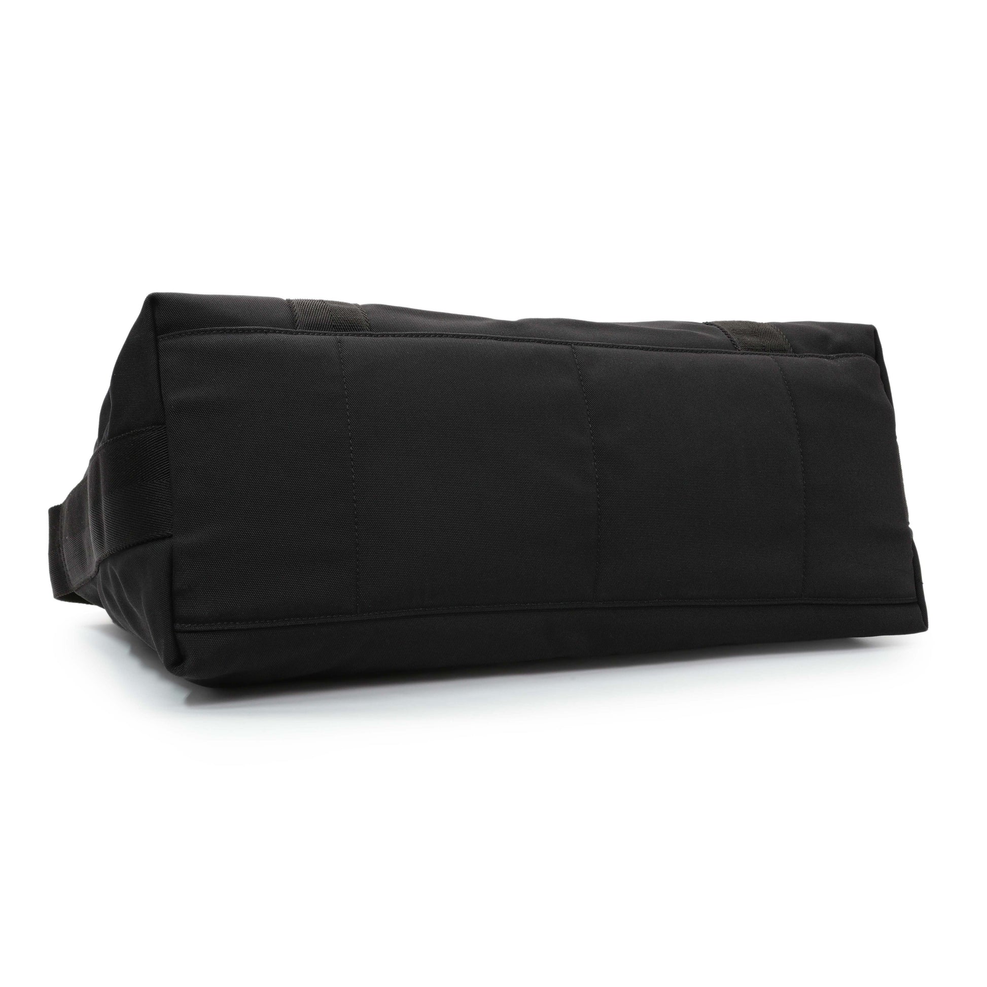 Exclusive Gucci Black Nylon Messenger Crossbody Shoulder Bag — Back View