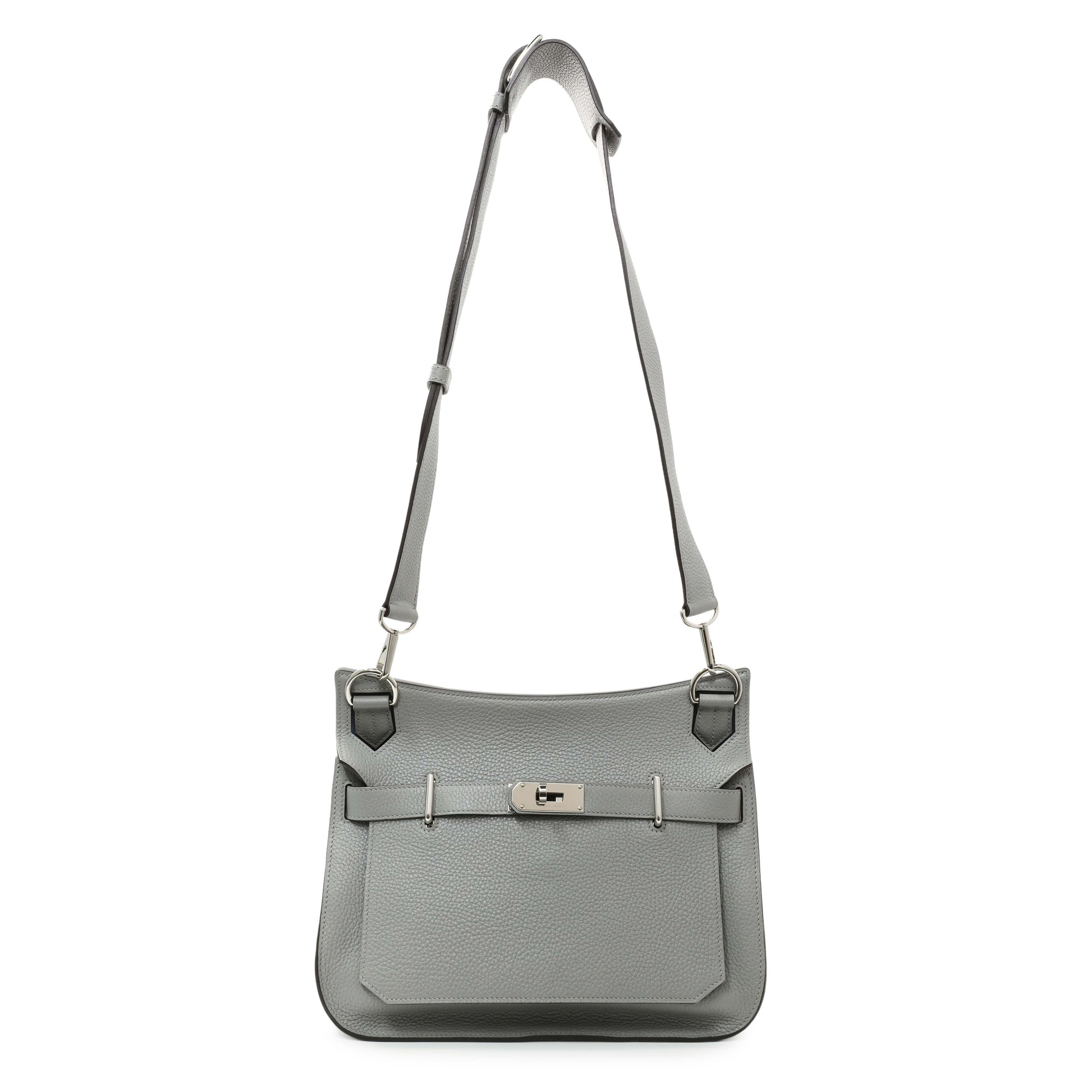 Exclusive Hermes Gris Mouette Clemence Jypsiere 31 — Front View