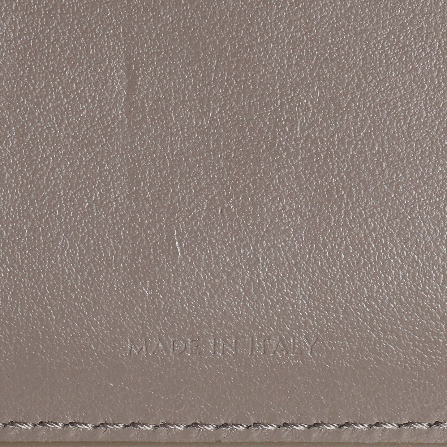 Exclusive Celine Grey Grained Calfskin Medium Multifunction Strap Wallet — Lifestyle View