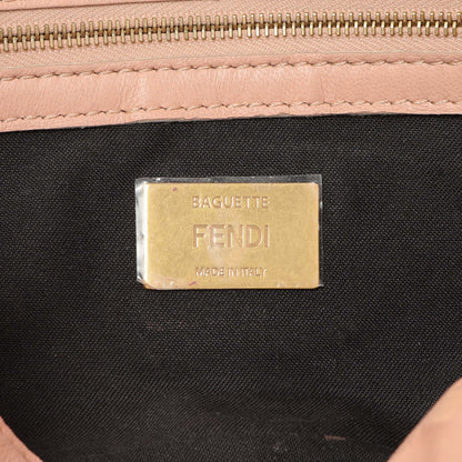 Exclusive Fendi Rosa Bourbon Nappa FF 1974 Embossed Baguette — Alternate View 9