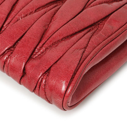Exclusive Miu Miu Matelasse Wristlet Pouch — Detail View