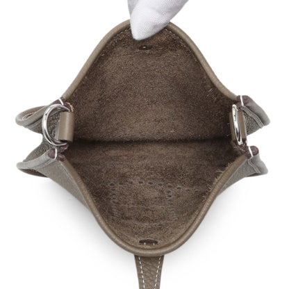 Exclusive Hermes Etoupe Clemence Amazone Evelyne TPM — Top View