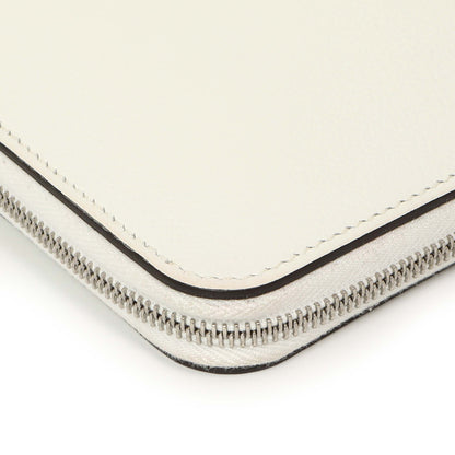 Exclusive Hermes New White Evercolor Silk'in Long Wallet — Alternate View 8