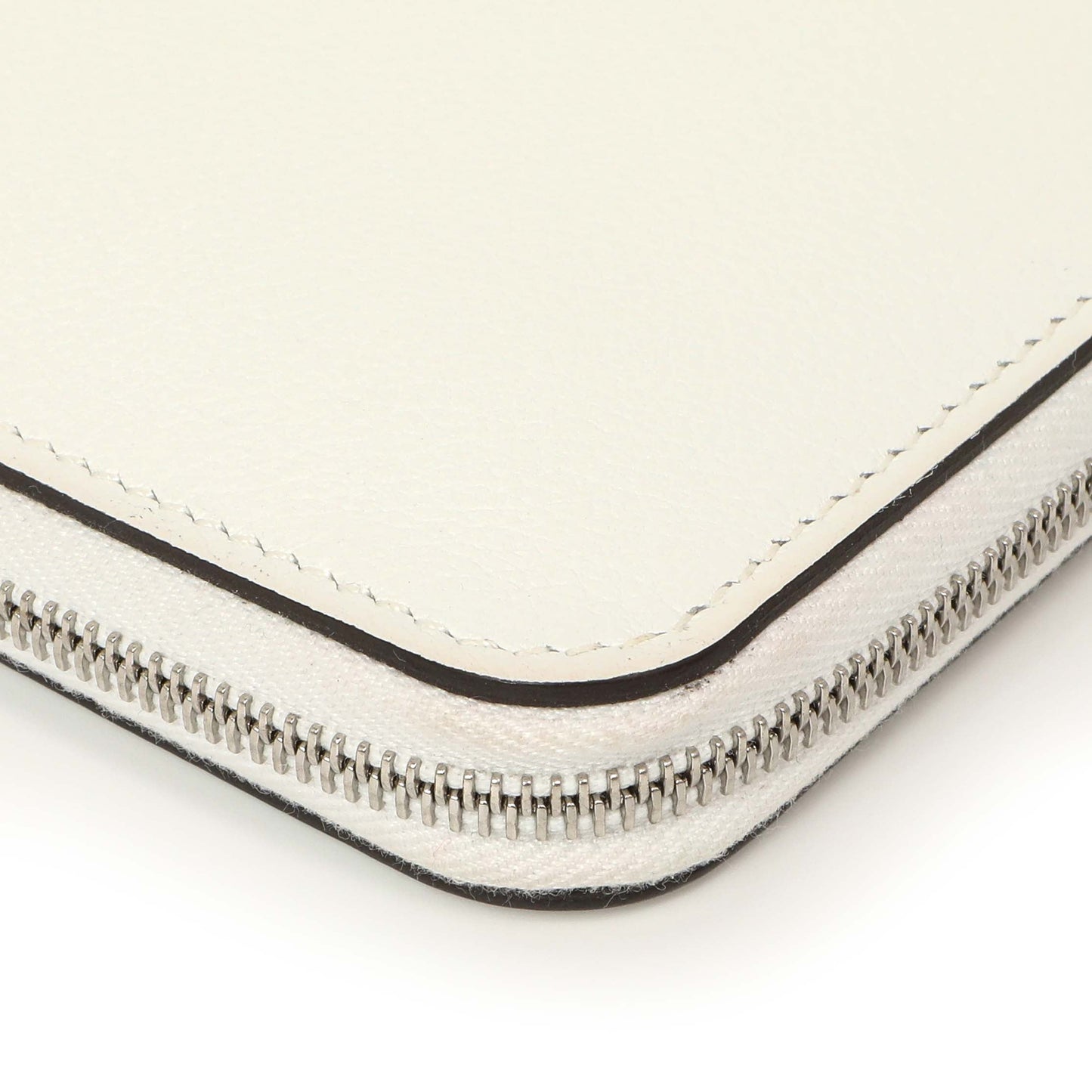 Exclusive Hermes New White Evercolor Silk'in Long Wallet — Alternate View 11