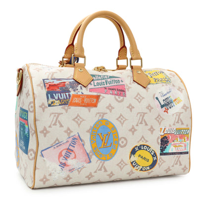 Exclusive Louis Vuitton Monogram Flight Mode Speedy Soft Bandouliere 30 — Side View