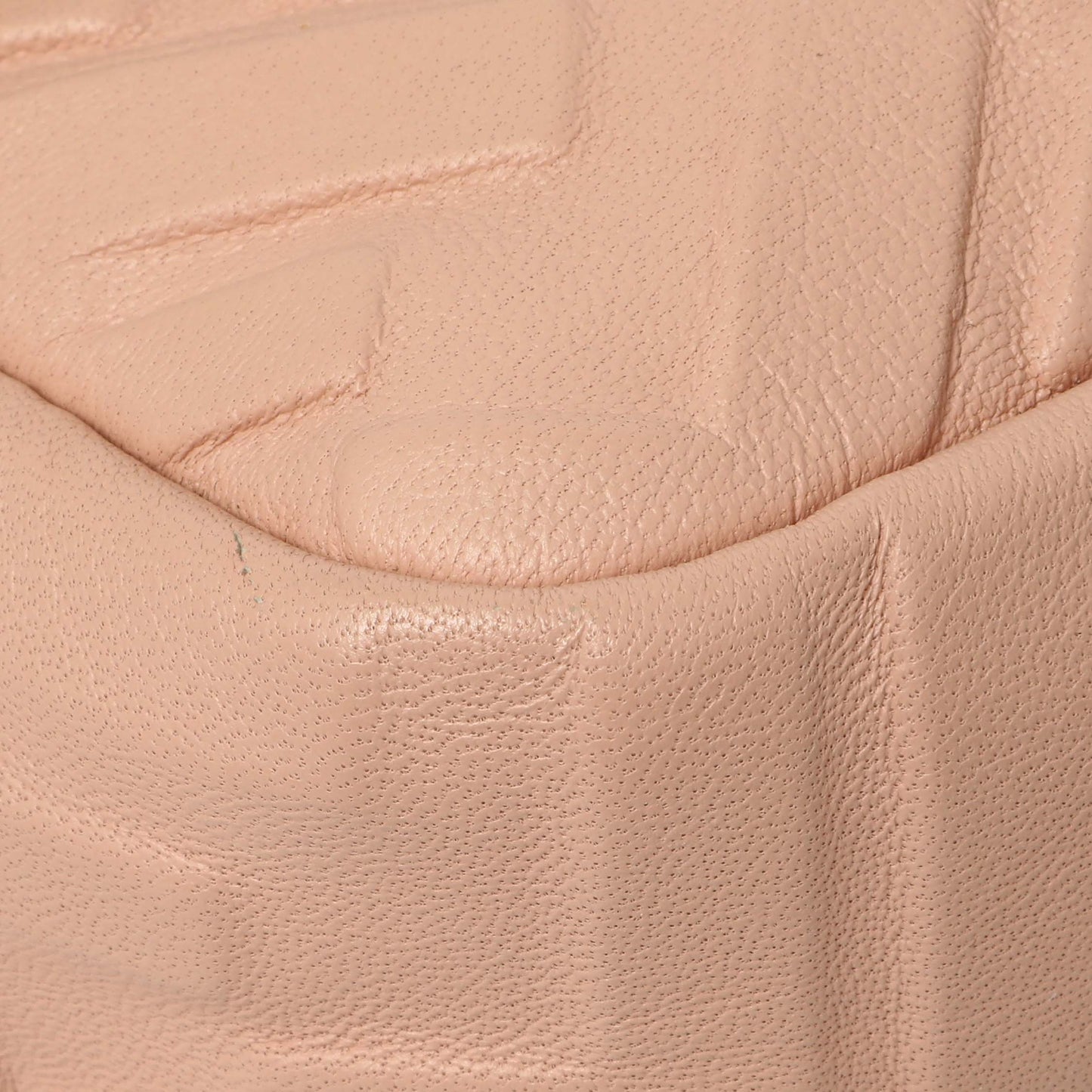 Exclusive Fendi Rosa Bourbon Nappa FF 1974 Embossed Baguette — Top View